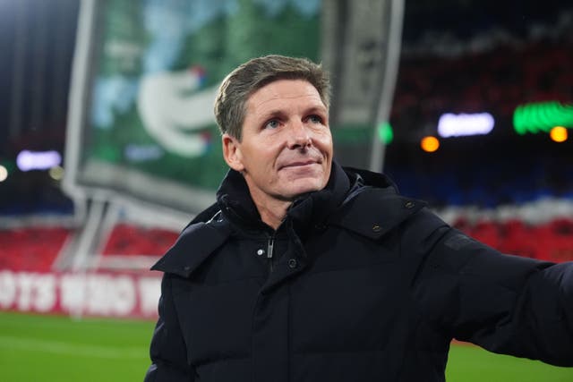 Crystal Palace manager Oliver Glasner refused to blame individuals (Adam Davy/PA)