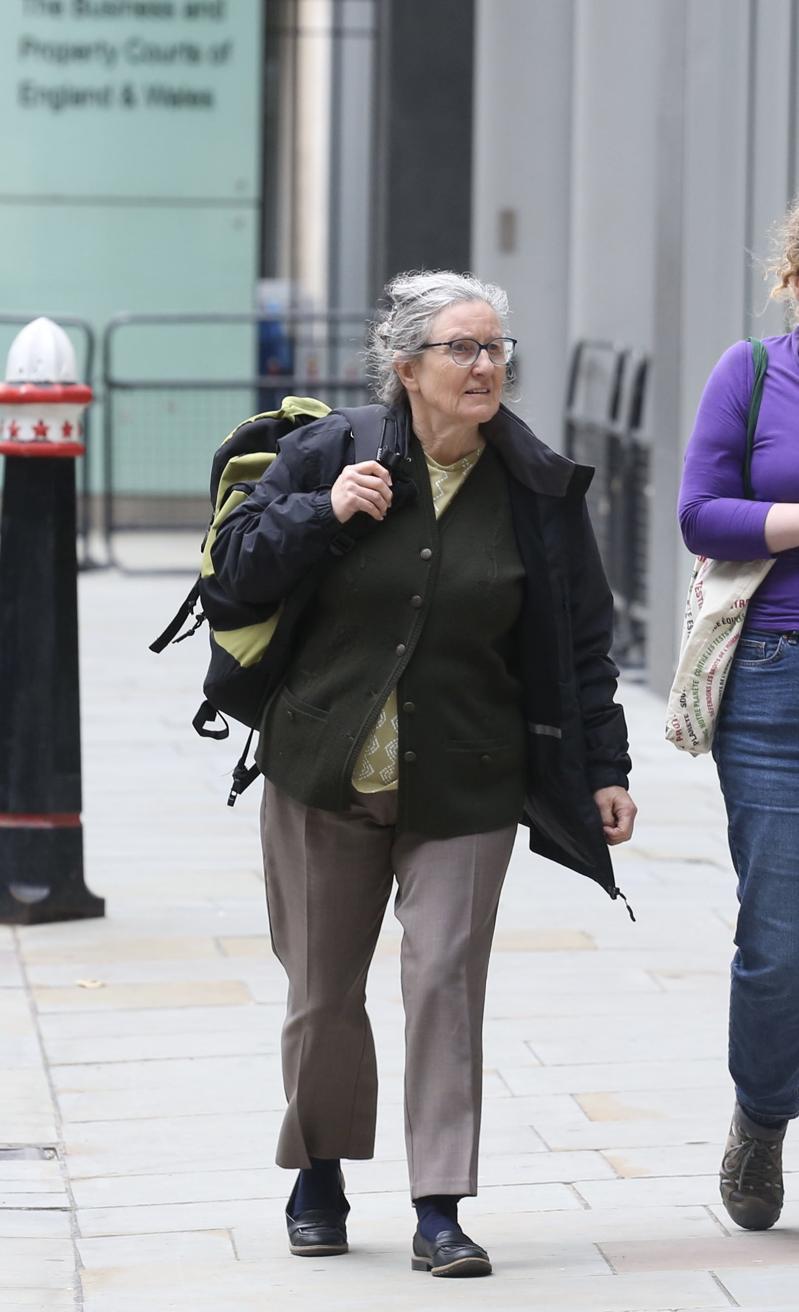 Patricia Tonge outside London's High Court