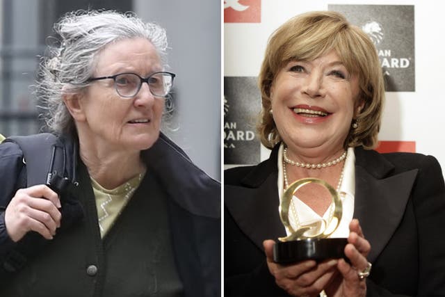 <p>Patricia Tonge (left) was successful in having Marianne Faithfull’s (right) grandson Oscar Dunbar removed as an executor </p>