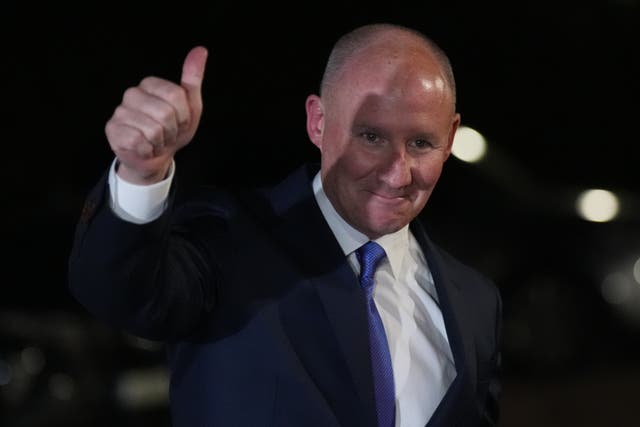 <p>Fianna Fail presidential candidate Jim Gavin has stopped campaigning</p>