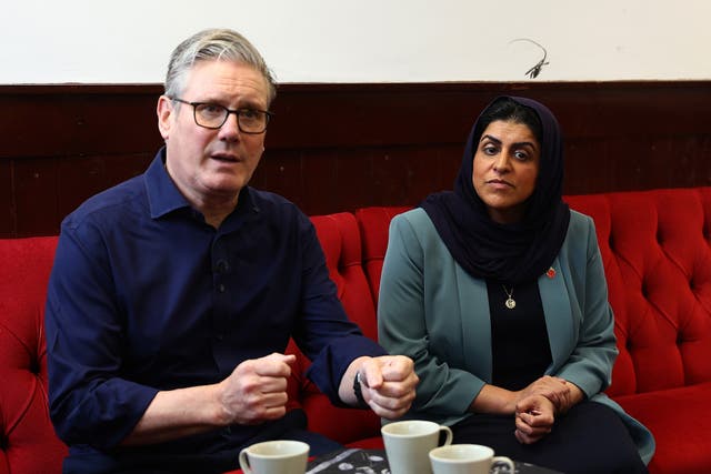 <p>Prime minister Keir Starmer and home secretary Shabana Mahmood</p>