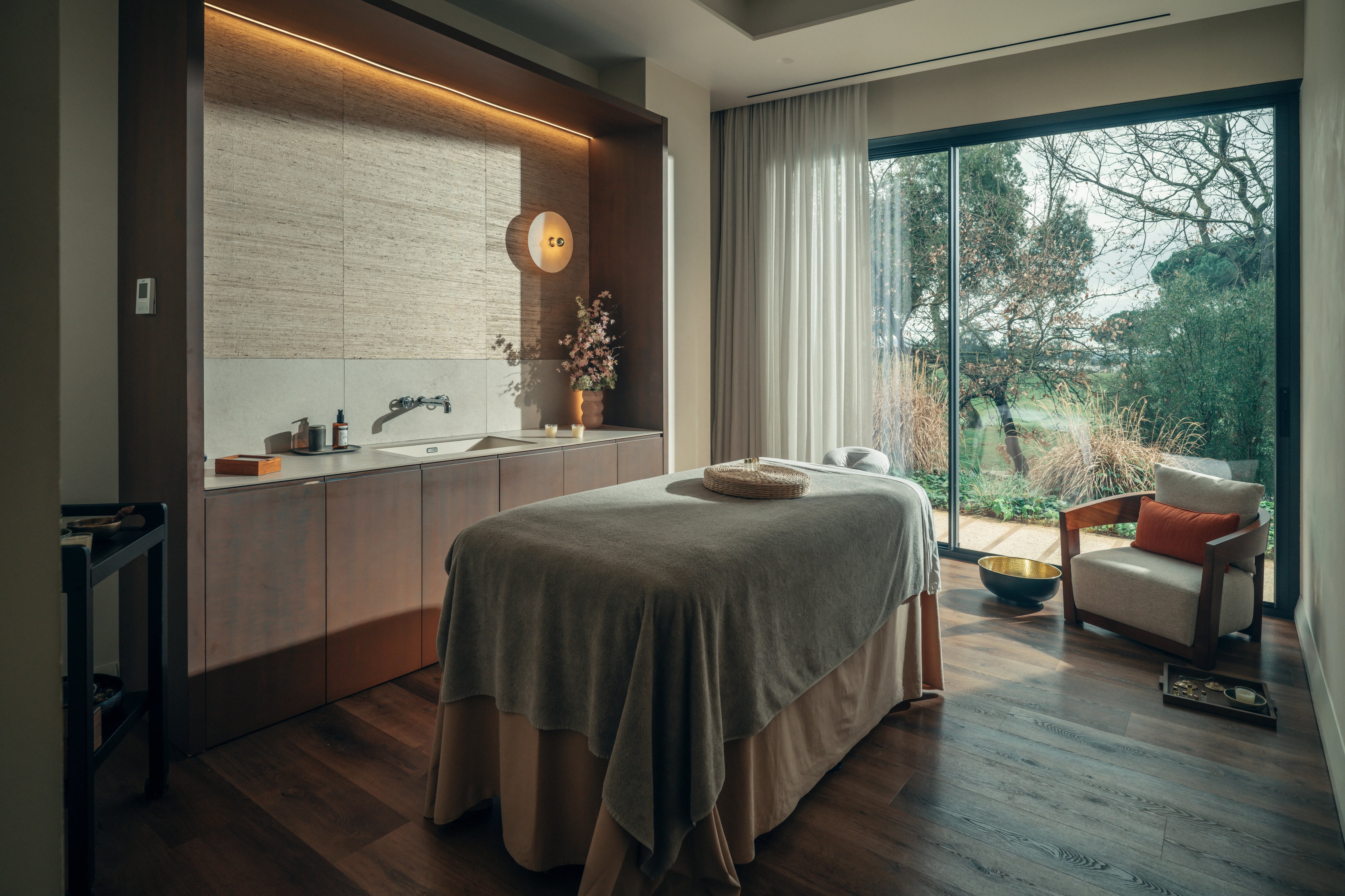 Camiral’s wellness centre has a variety of treatments