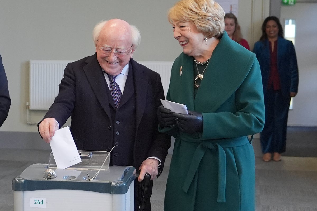 Ireland’s current president Michael D Higgins spends night in hospital