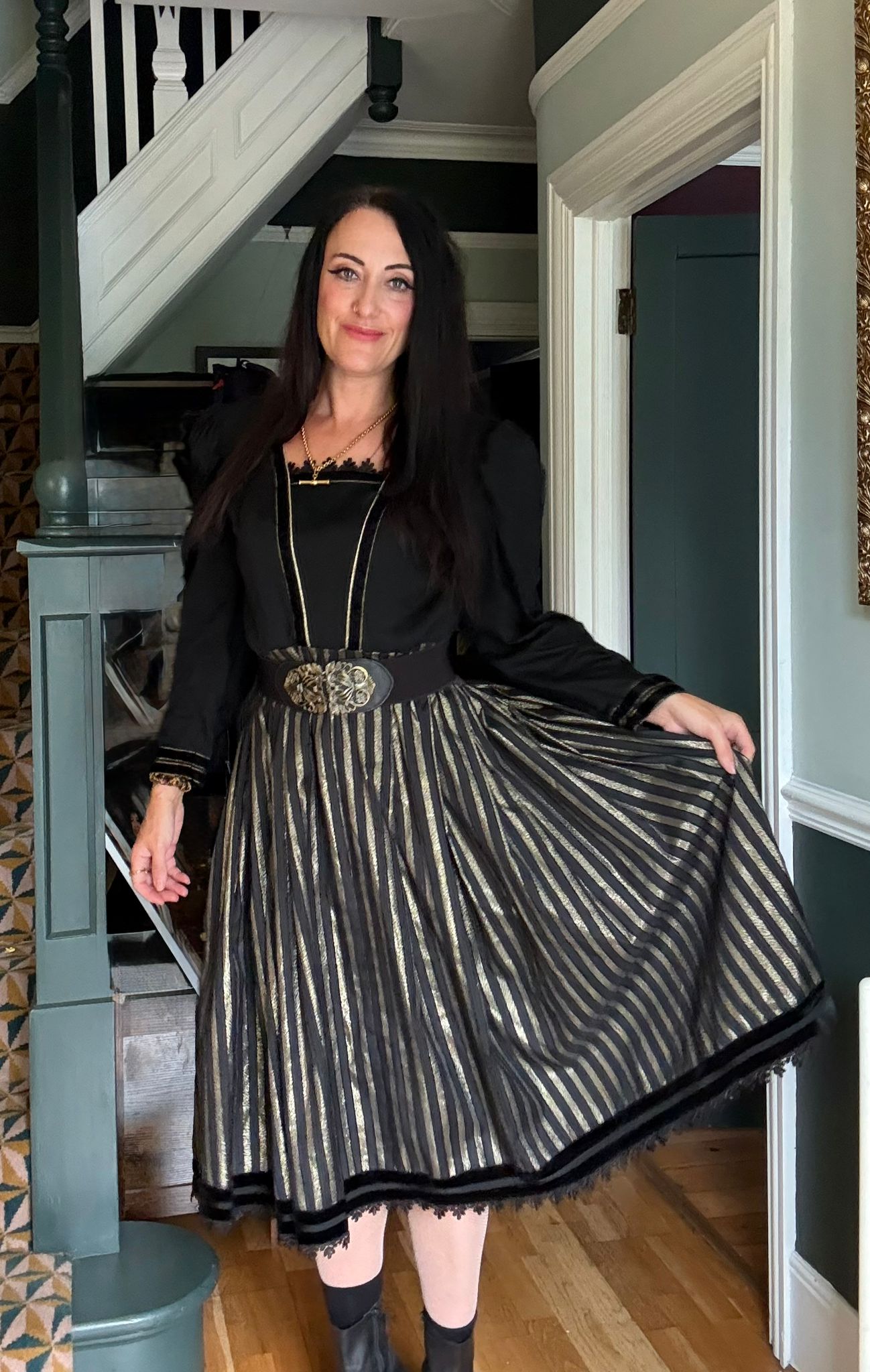 Out for dinner with friends