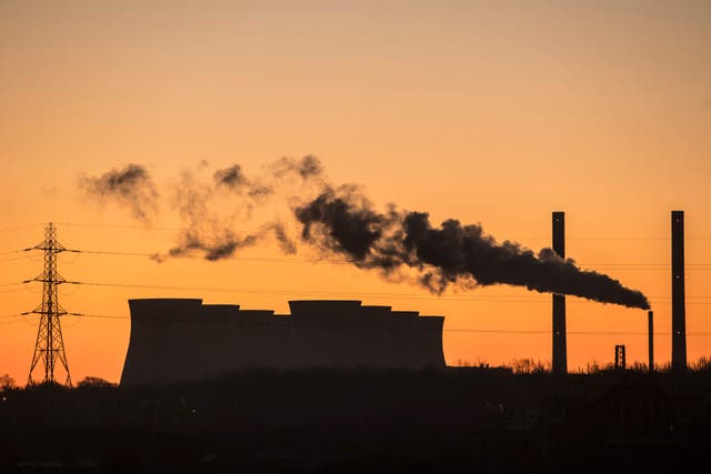 The UK’s ‘residential basis’ emissions were 476 million tonnes of carbon dioxide equivalent in 2024 (Danny Laswon/PA)