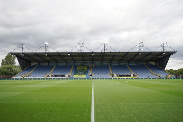 Lord Mann said he witnessed fans watching an Oxford United game from ‘on high’ using something akin to a window cleaning device (Zac Goodwin/PA)