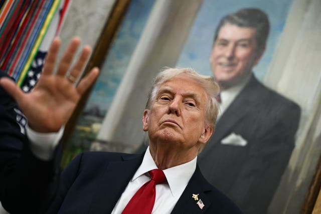 <p>President Donald Trump is yet to carry out a threat he made four weeks ago to slap Canada with an additional 10 percent tariff over a ‘fraudulent’ ad featuring former President Ronald Reagan.</p>