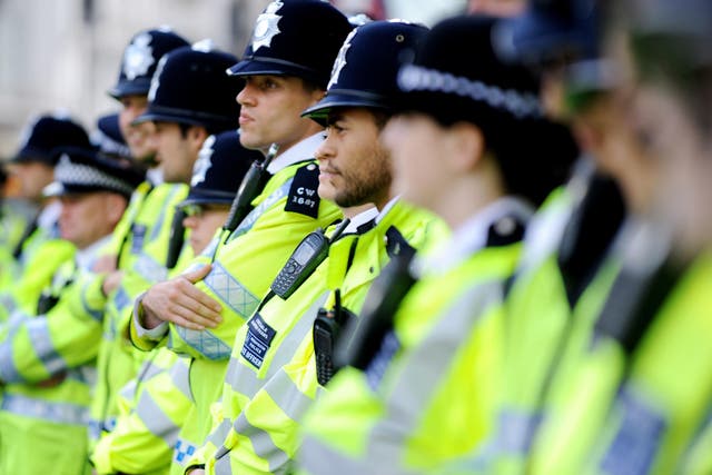 The Metropolitan Police said there will be an increased police presence in the capital during planned protests (PA)