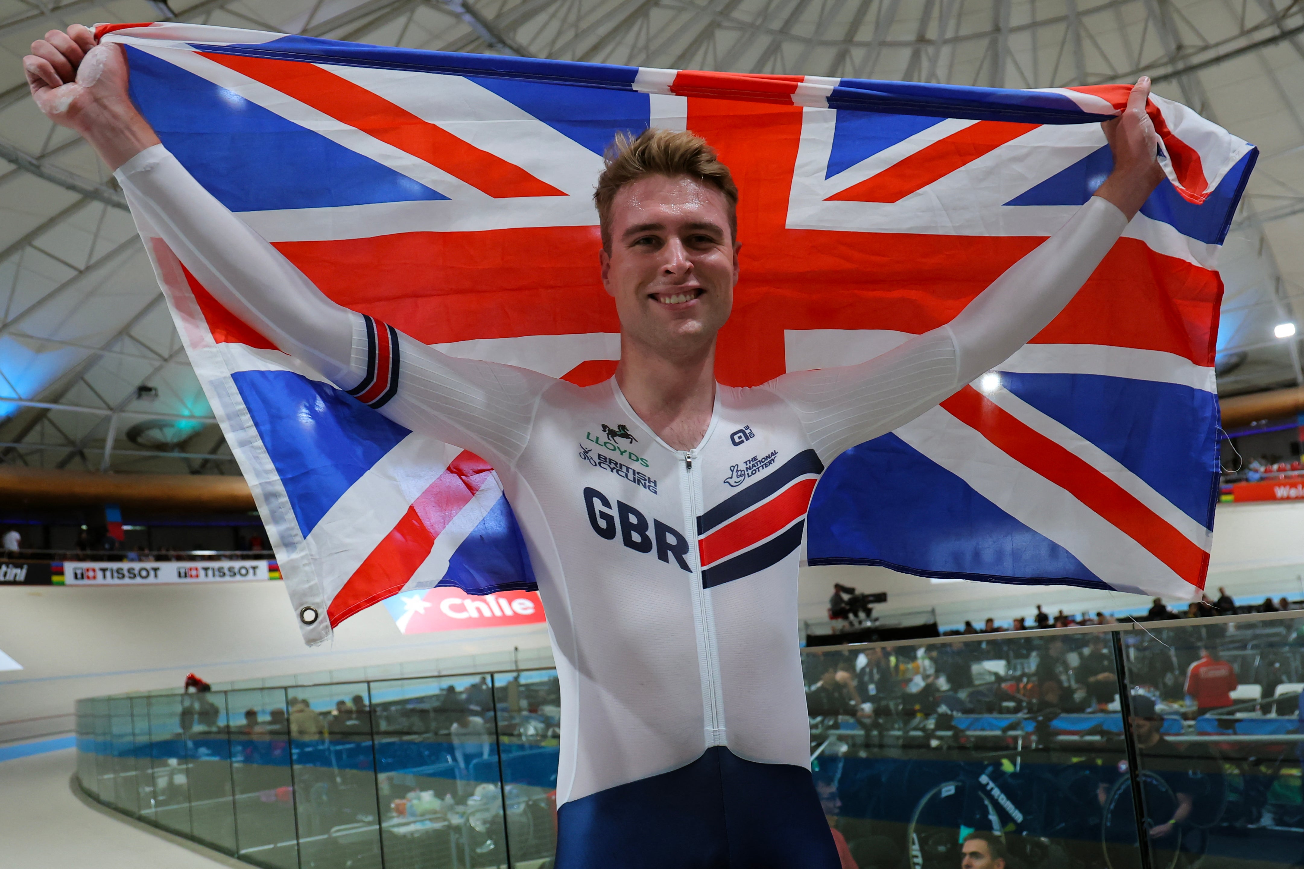 <p>Josh Tarling is the new men’s individual pursuit world champion</p>