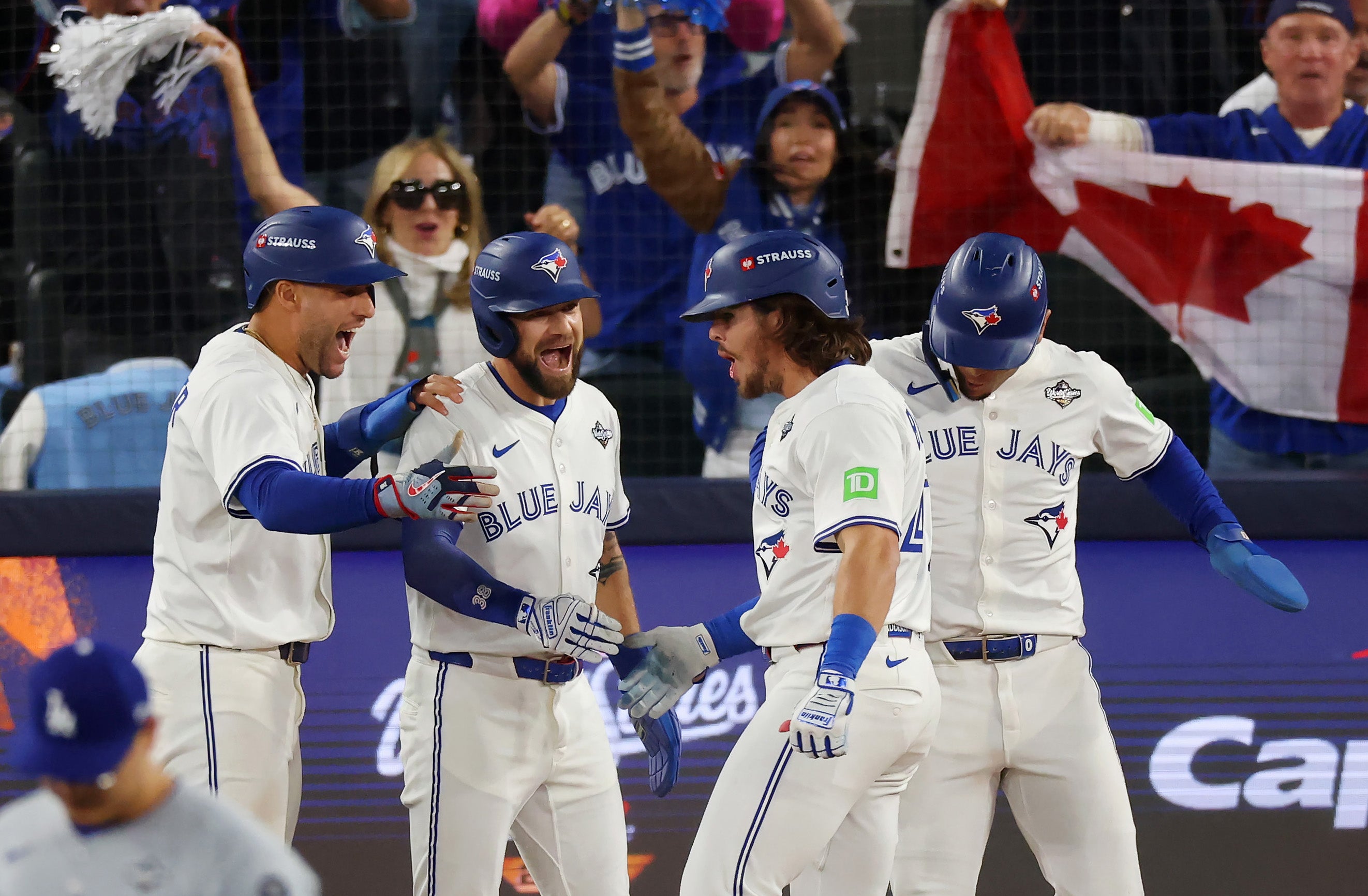 <p>Addison Barger crushed a pinch-hit grand slam for the Blue Jays</p>