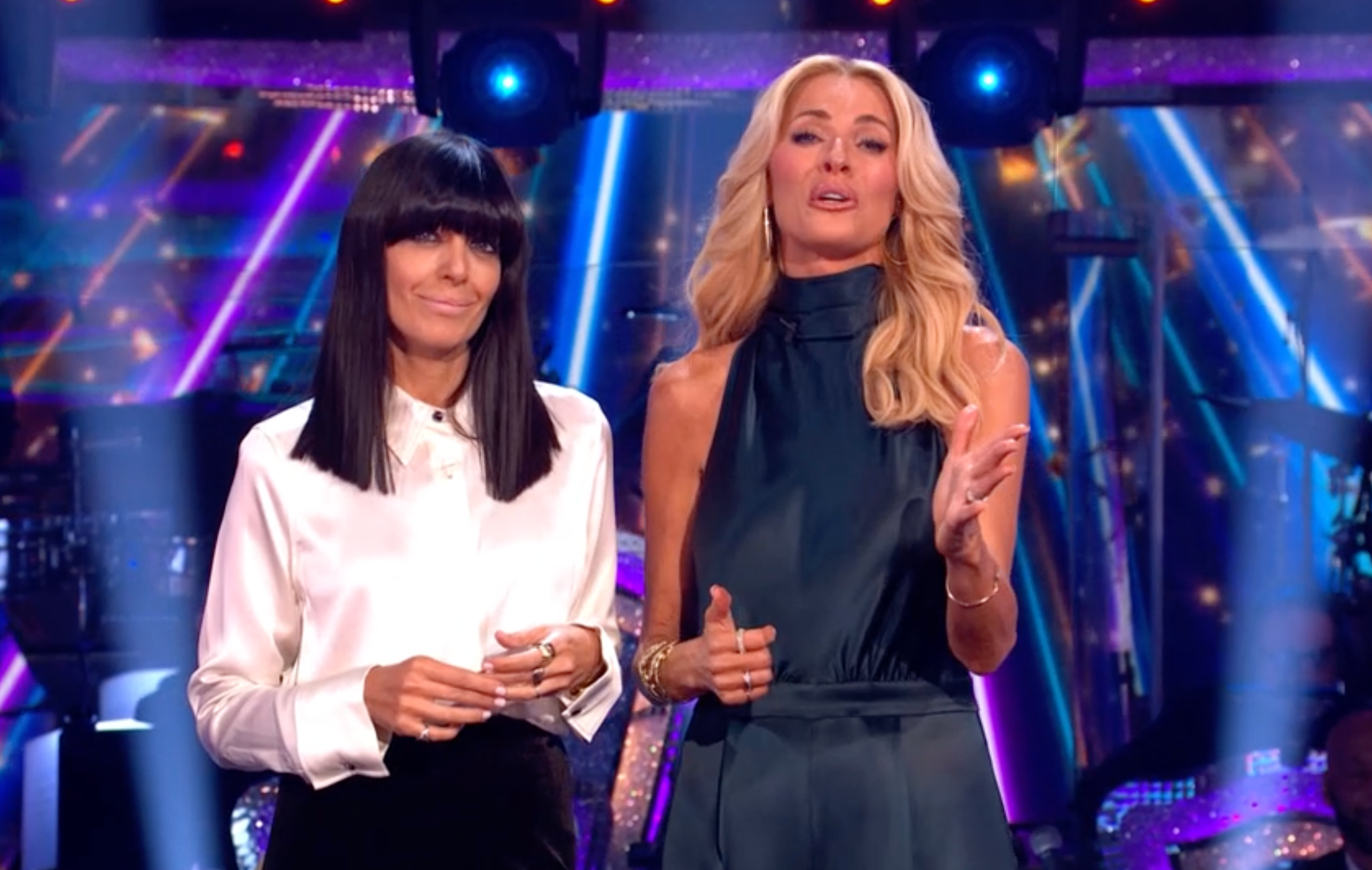 Claudia Winkleman and Tess Daly on Strictly