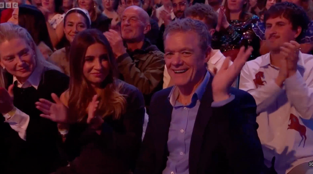 <p>Stefan Dennis watches from Strictly Come Dancing audience after serious leg injury prevents him flying home</p>