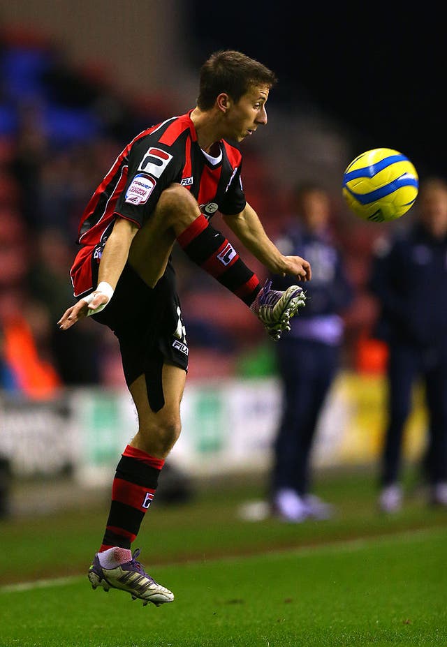 <p>Wes Fogden played for Bournemouth between 2011 and 2014</p>