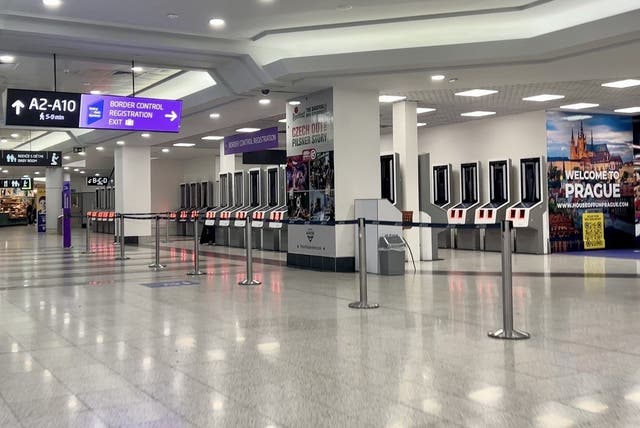 <p>The entry-exit system means more checks for Britons entering the Schengen area, including Prague </p>