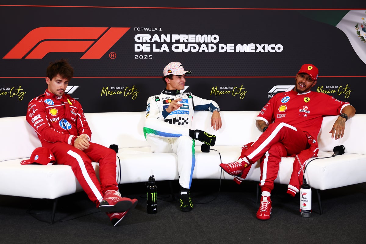 F1 grid: Starting positions for Mexico GP