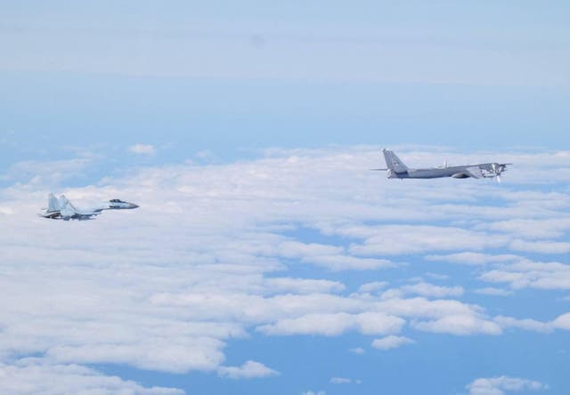 <p>Russia’s Tu-95 bombers flew close to the coast of Japan</p>