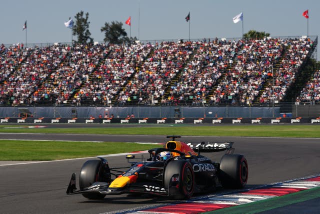 <p>Max Verstappen qualified fifth for the Mexico City Grand Prix</p>