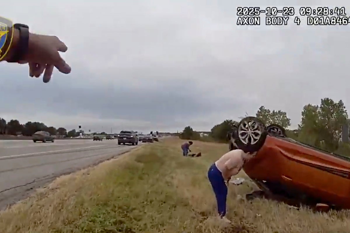 Video shows dramatic rescue of baby pinned under overturned car in Texas