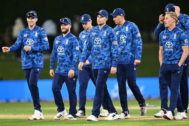 <p>England were well beaten in the first ODI against New Zealand (Andrew Cornaga/AP)</p>