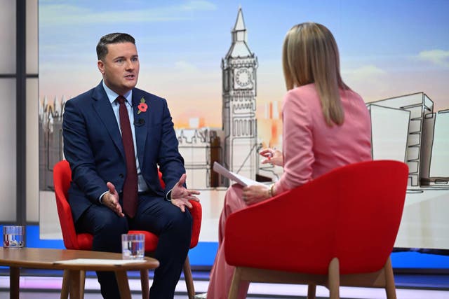 Health Secretary Wes Streeting Sir Keir Starmer is up for the challenge facing Labour (Jeff Overs/BBC/PA)