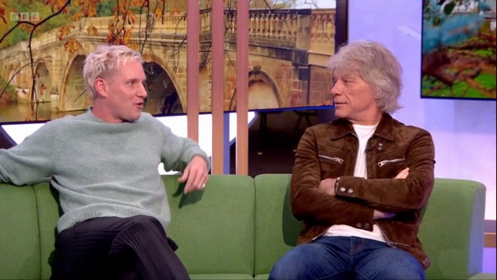 <p>Jon Bon Jovi left stunned at Jamie Lang’s song confession during live interview.</p>