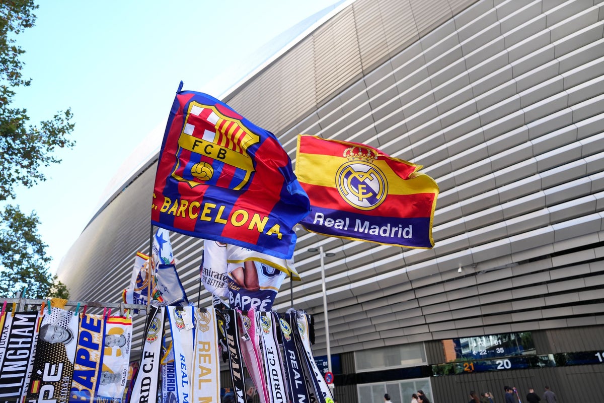 Real Madrid v Barcelona live: Jude Bellingam and Marcus Rashford set to face off in El Clasico Real Madrid v Barcelona live: Jude Bellingam and Marcus Rashford set to face off in El Clasico