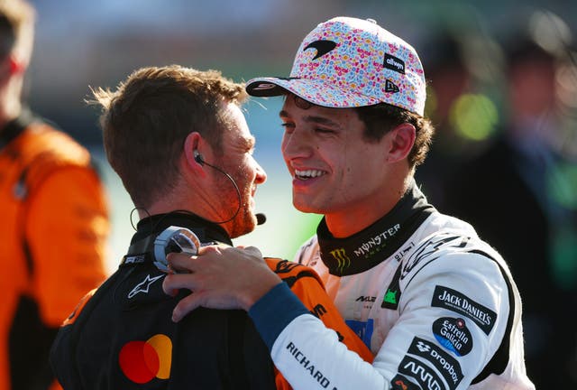 <p>Lando Norris was booed by Mexican fans on Sunday</p>