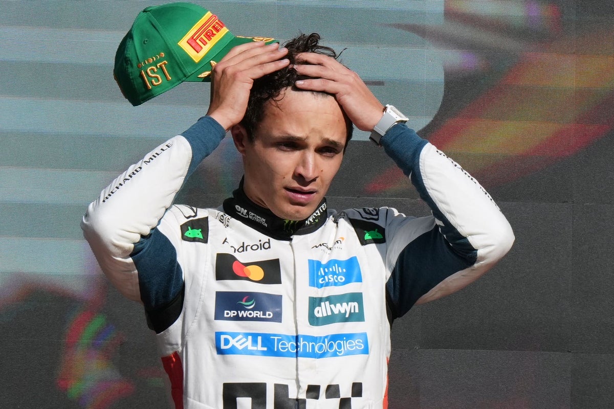 Lando Norris shrugs off being booed after winning in Mexico to lead championship