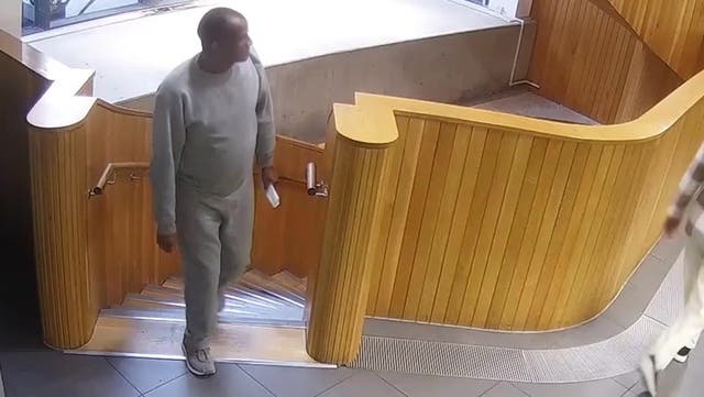 <p>New CCTV shows missing sex offender Hadush Kebatu inside library as manhunt continues.</p>