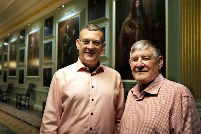 Pierre and Pieter de Wet, standing in the Palace of Holyroodhouse (David Cheskin/PA)