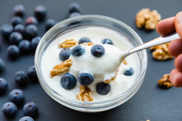 <p>A bowl of yoghurt and fruit – once hailed as the breakfast of the health-conscious, now caught in Britain’s food-policy crossfire</p>