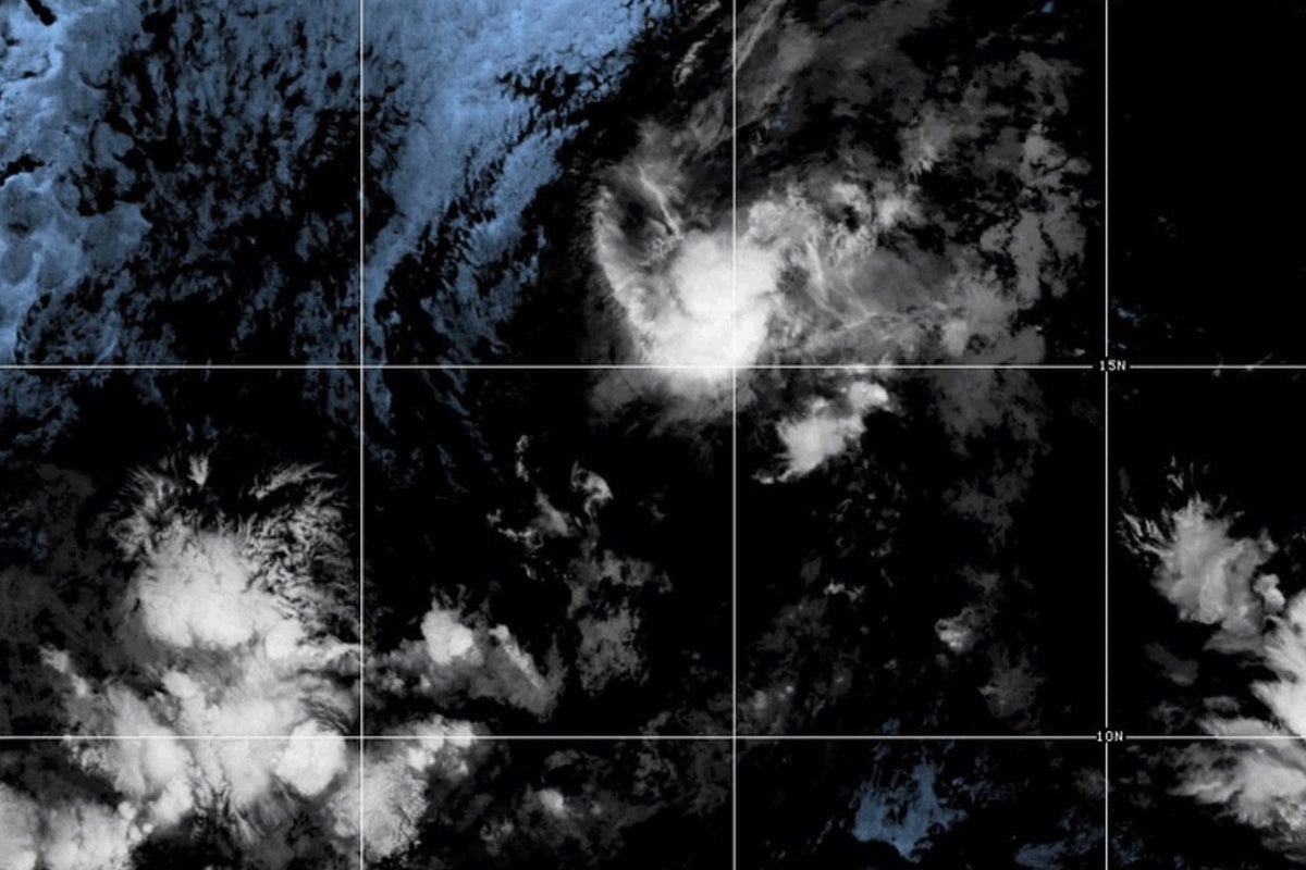 Tropical Storm Sonia churns in the Pacific Ocean and isn't threatening land