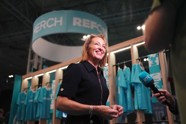 Nigel Farage said Sarah Pochin’s words were ‘ugly’ and ‘wrong’ (Jacob King/PA)