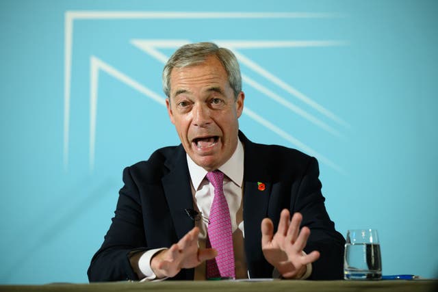 <p>Reform UK leader Nigel Farage</p>