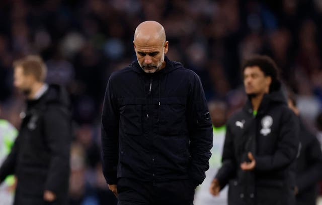 <p>Manchester City boss Pep Guardiola says it is too early to be worried about chasing Arsenal at the top of the Premier League</p>