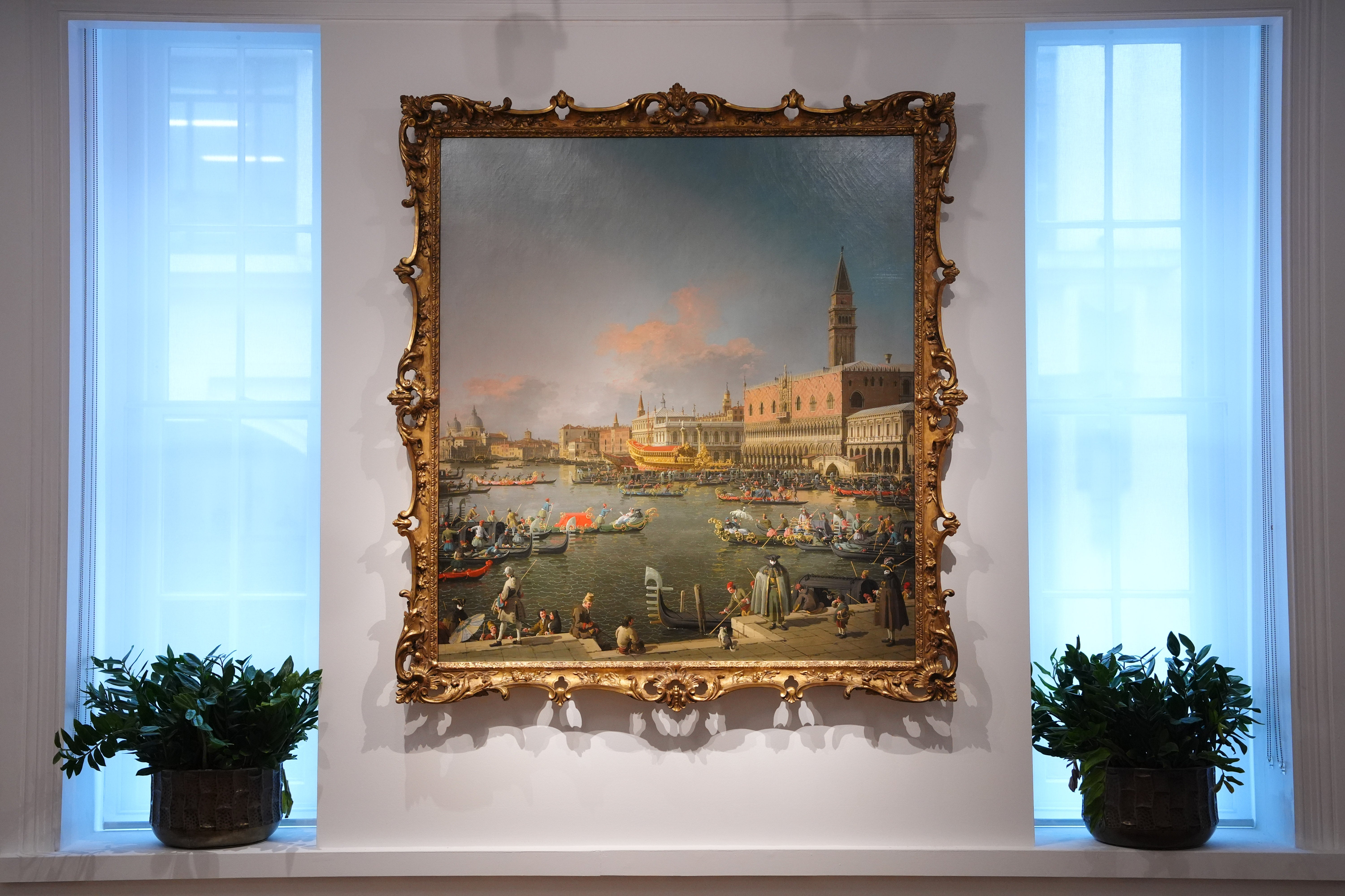 <p>Canaletto’s masterpiece ‘Venice, the Bucintoro at the Molo on Ascension Day’</p>