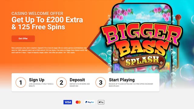 LeoVegas have one of the largest sign up offer among UK slot sites