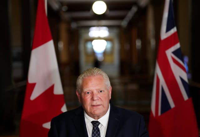 <p>Ontario Premier Doug Ford defends his provincial government’s anti-tariff ad that  upset President Donald Trump and caused the US to end trade talks. </p>