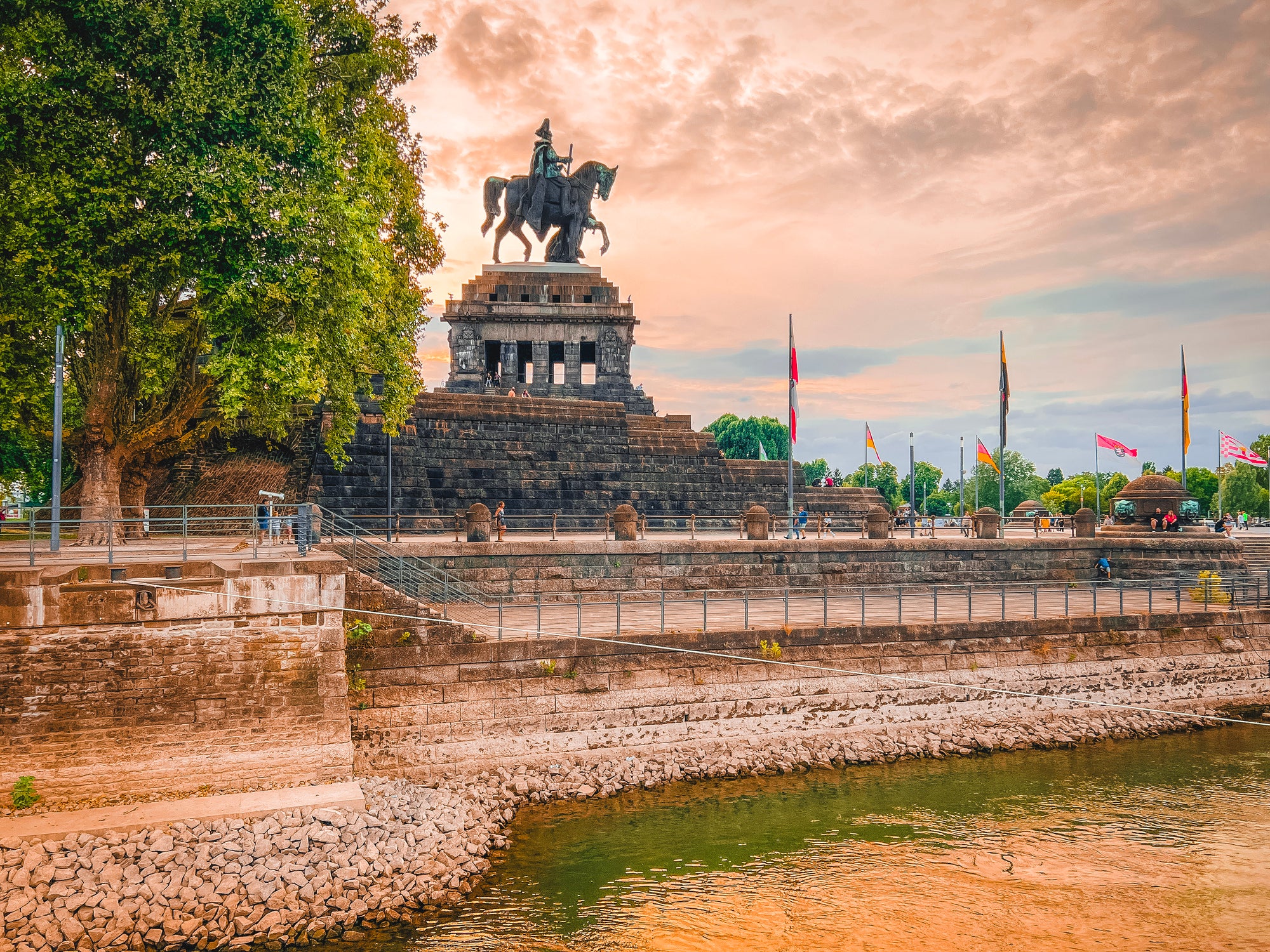 The statue of Kaiser Wilhelm I was reinstated after Germany’s reunification