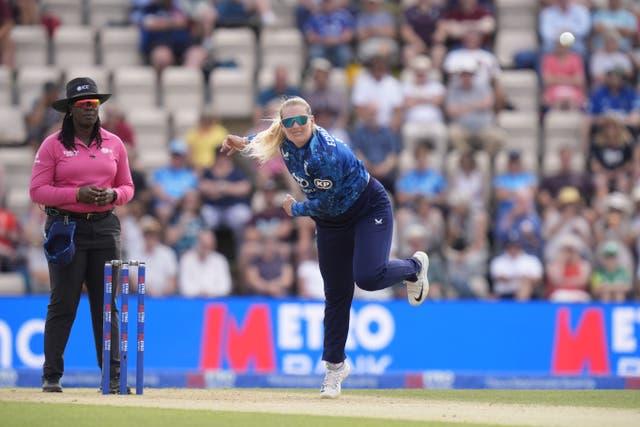 Nat Sciver-Brunt is “confident” Sophie Ecclestone will be ready for England’s semi-final against South Africa (Andrew Matthews/PA)