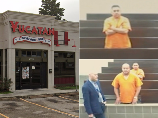 <p>Three men were in court on Monday after allegedly beating up a man and his disabled son</p>