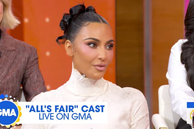 <p>Kim Kardashian shared a health update on 'Good Morning America'</p>