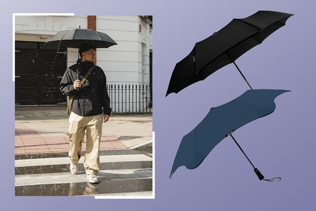 <p>Choose a sturdy, stylish brolly and you’ll always feel like singing in the rain</p>