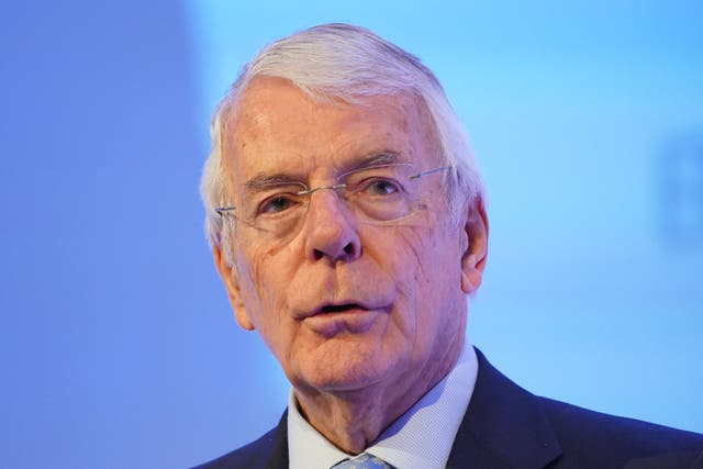 Sir John Major criticised the Tory Party’s current policies (Jonathan Brady/PA)