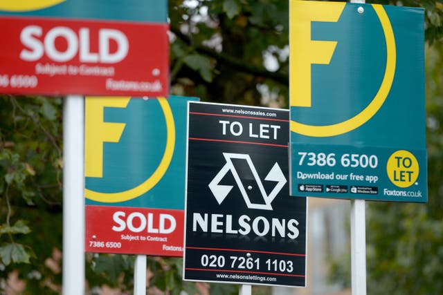 The Conservatives have called for an end to stamp duty on primary residences (Anthony Devlin/PA)