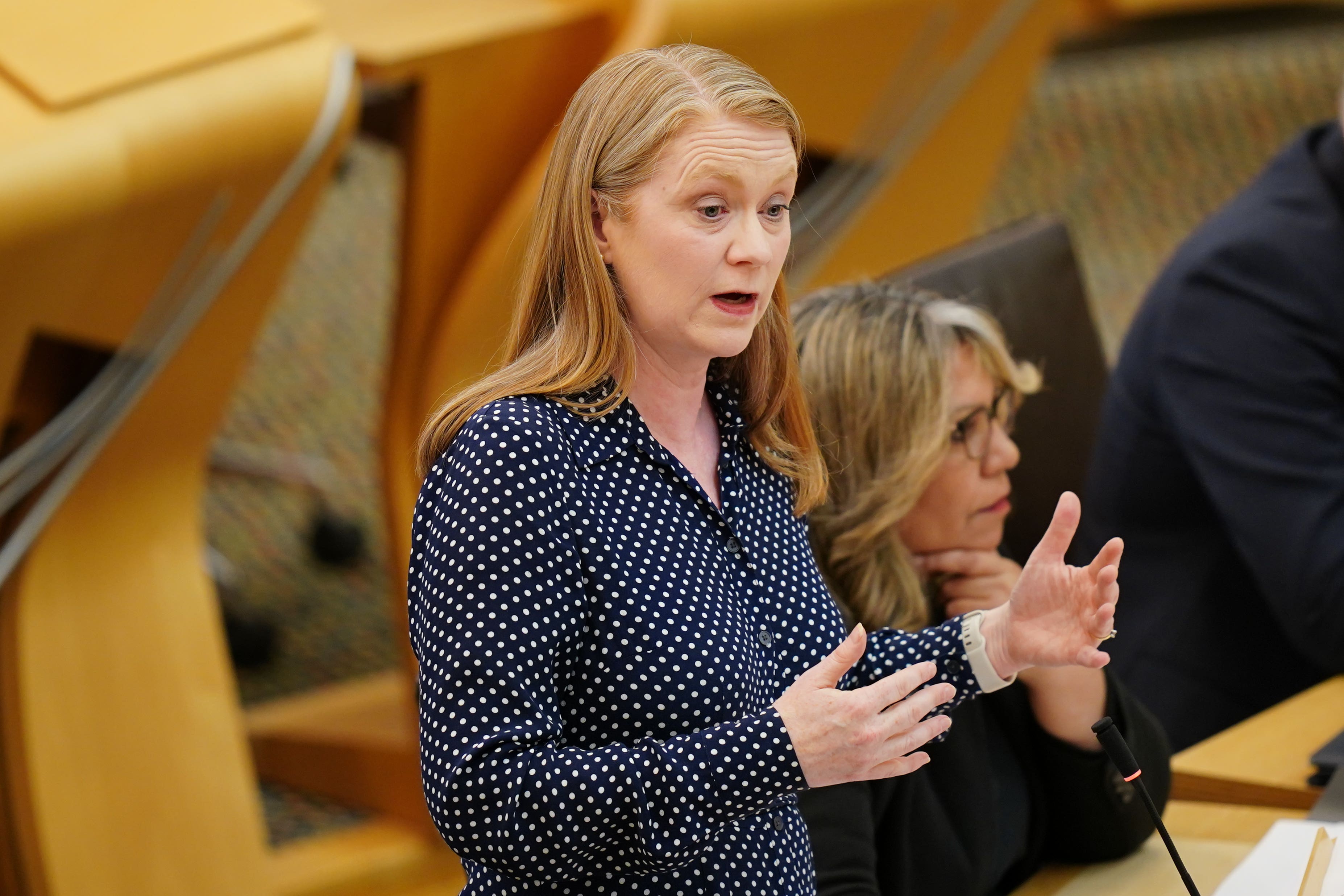 Social Justice Secretary Shirley-Anne Somerville called for an urgent meeting last month, but said she had not received a response (Jane Barlow/PA)