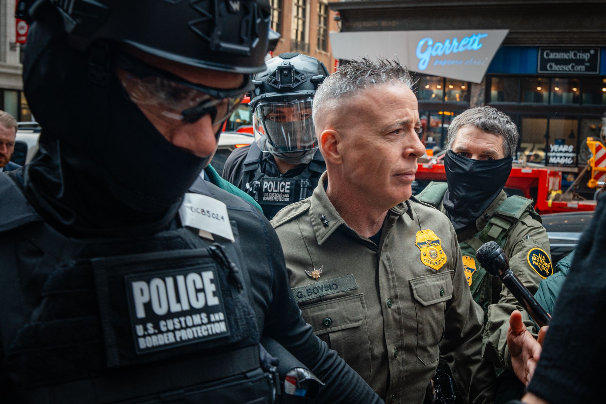 Former Border Patrol ‘commander at large’ Gregory Bovino, who oversaw the anti-immigration operation in Chicago last year, mocked Mayor Brandon Johnson over the snowplow contest