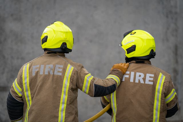 <p>Fire crews were called to the property on Tuesday afternoon</p>