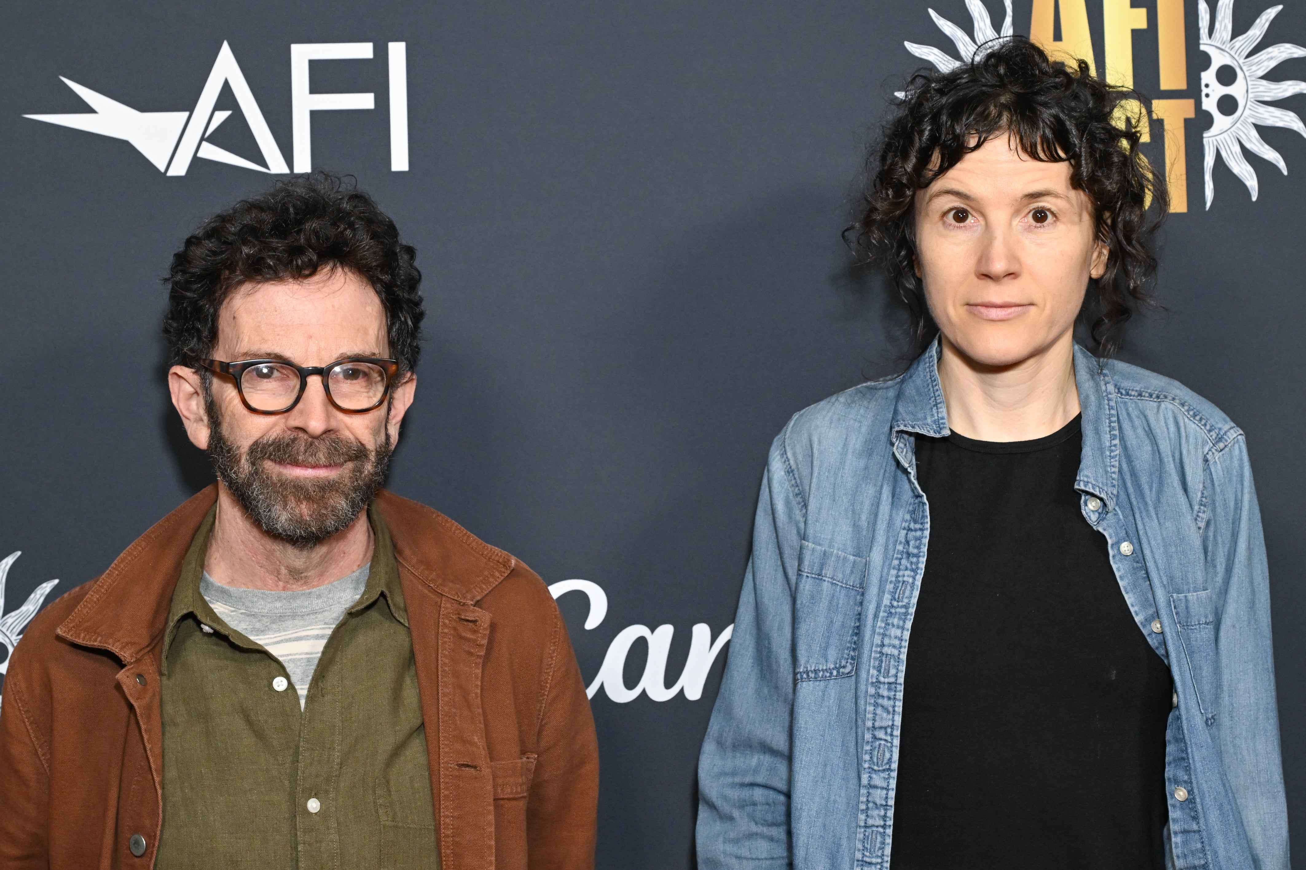 Charlie Kaufman and Eva HD, pictured at the AFI Fest screening of 'How To Shoot A Ghost' in October 2025, first met at the MacDowell artist residency in New Hampshire