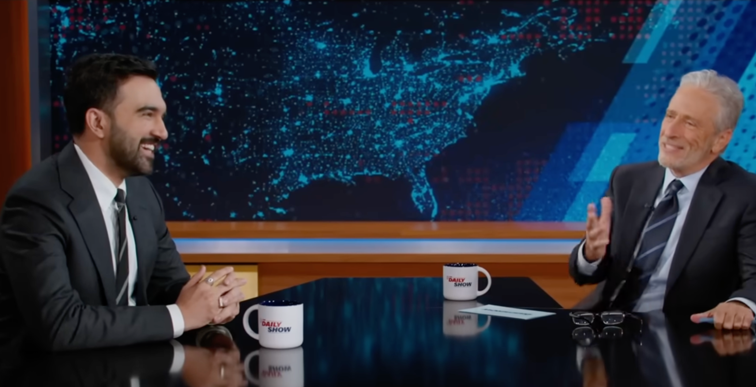 <p>Zohran Mamdani appeared on Jon Stewart's The Daily Show in the final week of the NYC mayoral race</p>